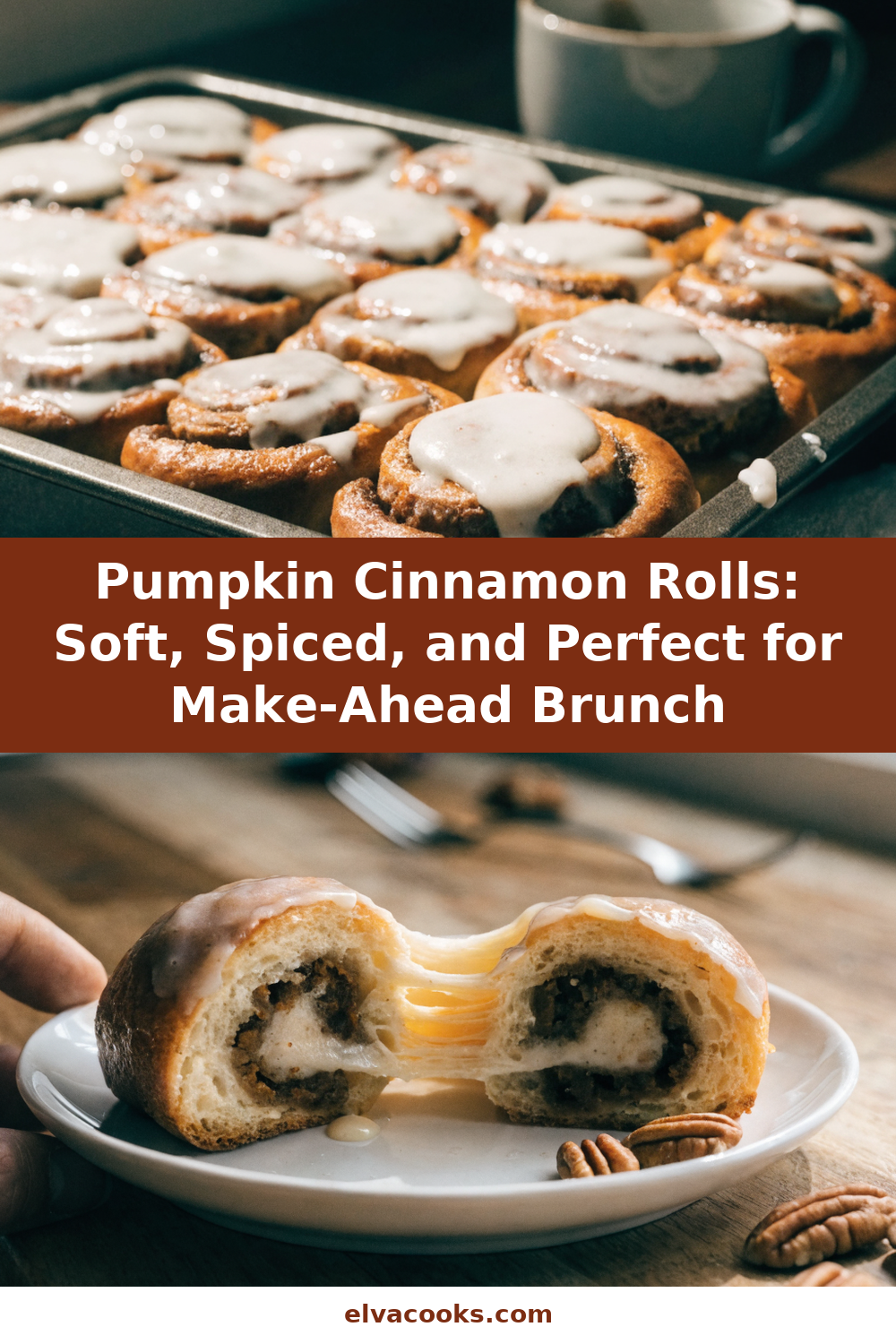 Pumpkin Cinnamon Rolls (Make Now or Make Ahead)